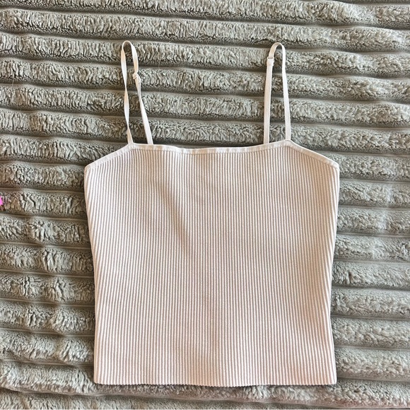 Aritzia Tops - Babaton Ribbed Sleeveless High Neck Tank- S